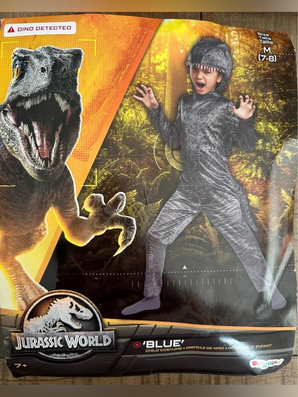 Jurassic World Blue Velociraptor Costume